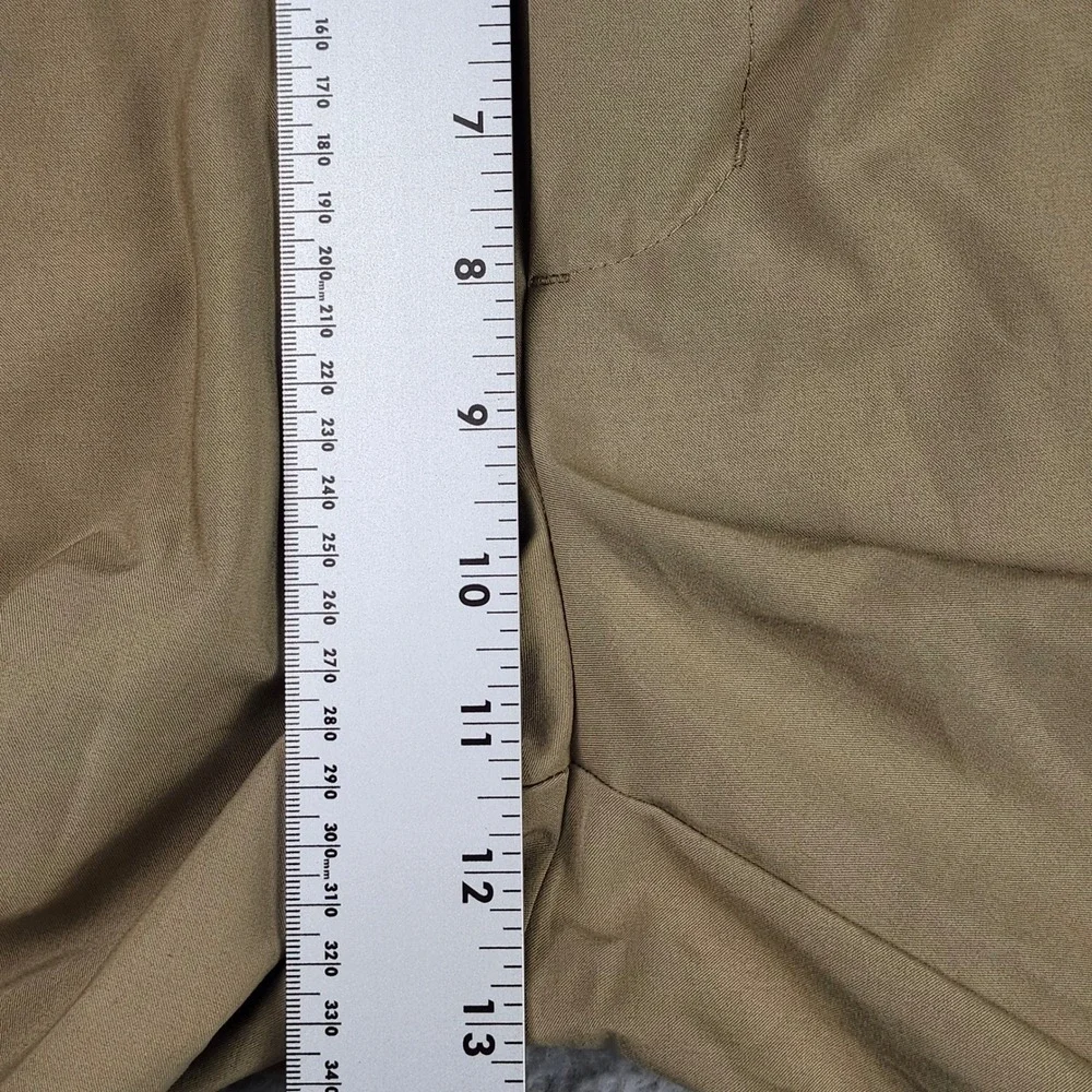 Birdie Bound Golf Pants Men 36x30 Khaki Stretch Performance Flat Front Preppy